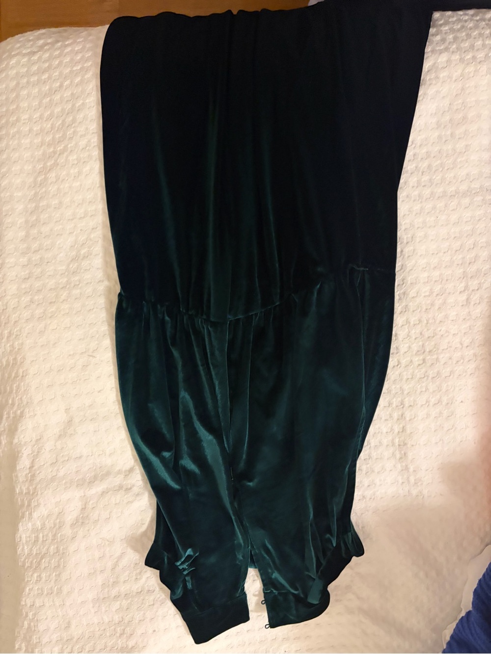 Lulu's Deep Emerald Green Velvet Maxi Dress - Picture 2 of 4